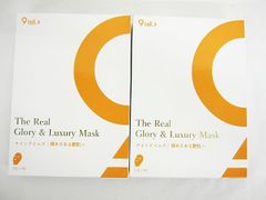 未使用 2箱セット ナインテイルズ リアル G&L マスク 顔用シートマスク 23g×4枚 Z006-0519-1