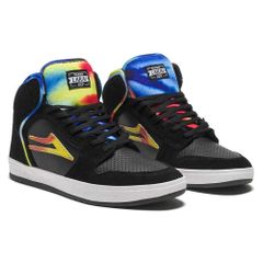 28cm LAKAI ラカイ TELFORD BLACK TIE DYE SUEDE スニーカー シューズのサムネイル