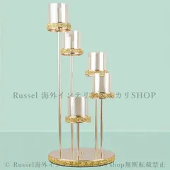 キャンドルホルダー ５個 おしゃれ 豪華 大きめ クリスマス パーティー ウェディング きらきら シルバー ゴールド 銀 金 イベント リビング テーブル 玄関 4-7