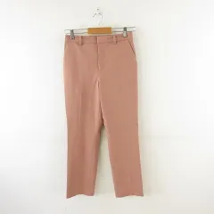 ユニクロ UNIQLO スマートアンクルパンツ ストレッチ ピンク M *A414 