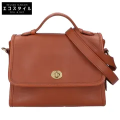 COACH コーチ オールドコーチ 9870 ターンロック レザーフラップ 2WAY