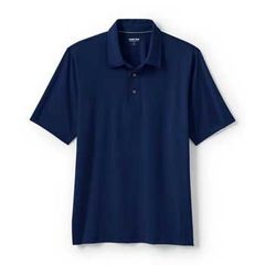 ランズエンド ストレッチ ポロシャツ ネイビー XL