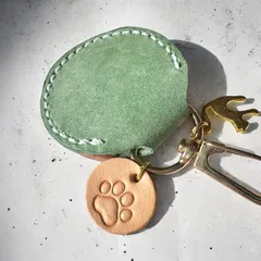 旅行や日常のちょっとした支払いに - グリーンマヤショルダー革のコンパクトコインケース【軽微な色ムラあり】【送料無料】[P-115KH]