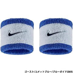 ナイキ リストバンド 両手組 ゴースト×ブルー BN3000 069