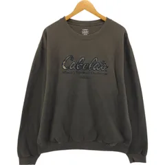 古着 カベラス Cabelas ロゴスウェットシャツ トレーナー メンズXL相当/eaa417910