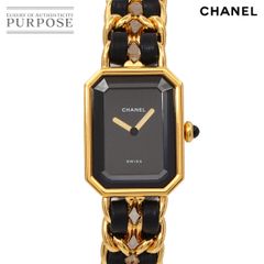 シャネル CHANEL プルミエール Mサイズ H0001 ヴィンテージ レディース 腕時計 ブラック ゴールド ウォッチ Premiere 90290770