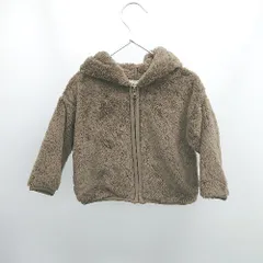 ◇ ⊇ PAIR MANON ベビー服 長袖 パーカー サイズ90 ブラウン系 メンズレディース E  【1505290006309】