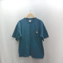 ◇ ⊂ Φ BEN DAVIS ベンデイビス 半袖 Tシャツ サイズL ブルー系 メンズ E  【1502180004841】