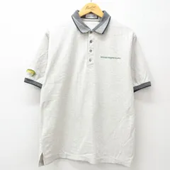 XL/古着 マンシングウェア 半袖 ポロ シャツ メンズ GENESEE RESERVE SUPPLY コットン 薄グレー系 25jul02 中古 トップス