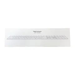 Apple Magic Keyboard ホワイトキー シリコン搭載 Macモデル用 Touch ID搭載 Bluetooth ワイヤレス MXK73J/A 中古 T1