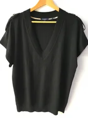 BURBERRY サマーニット 半袖 B1N17 ブラック/1