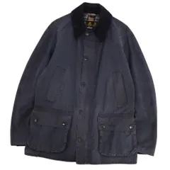 バブアー Barbour ジャケット ASHBY アシュビー ワックスコットン オイルドジャケット アウター メンズ S ライトネイビーのサムネイル