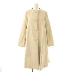 アナトリエ ANATELIER くるみボタンノーカラーコート アウター Aライン 38 M ベージュ 528-94150 /KOのサムネイル