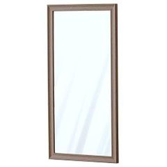 ドウシシャ ウォールミラー 縦でも横でも使える壁掛けミラー 60cm*30cm 飛散防止加工 軽量 姿見鏡 北欧 おしゃれ かわいい 木製フレーム 取付金具 玄関 洗面所