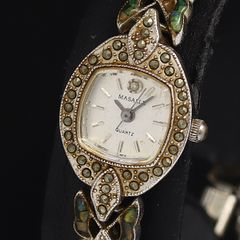 silver935 JANOPAL ヴィンテージ腕時計 オパール 天然石 宝石 - メルカリ