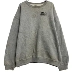 FRUIT of the LOOM プリントスウェット トレーナー 2XL グレー フルーツオブザルーム ビッグサイズ 古着卸 アメリカ仕入 a612-6499