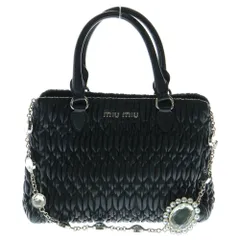 MIU MIU ナッパクリスタル　ハンドバッグ　黒　クリスタル 楽天市場】【SUNREV】 ミュウミュウ MIU MIU クリスタル 3way