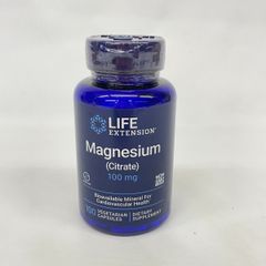 【未開封】 マグネシウム 100mg クエン酸マグネシウム キレート 100ベジカプセル LIFE EXTENSION
