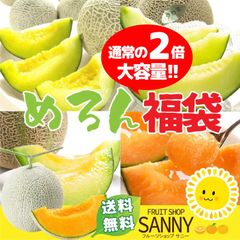 メロン大福袋 合計4.0kg（4-10玉目安）（６月末までに発送） 当店メロン福袋の2倍の4kg以上でお届け！ 品種お任せ良品 青果市場の目利きが直仕入れ 市場直送だから安い！