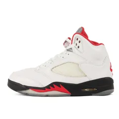 美品 NIKE ナイキ サイズ:27.0cm AIR JORDAN 5 RETRO FIRE RED (2020年製 / DA1911-102) エアジョーダン5 レトロ ホワイト ファイアレッド US9 ハイカット スニーカー バッシュ【メンズ】
