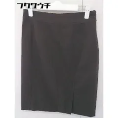 ◇ LAUTREAMONT ロートレアモン 膝丈 タイト ナロー スカート サイズ2 ブラウン系 レディース  【中古】 【1110220000076】
