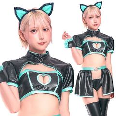 猫コスプレ オリジナル黒猫ちゃんコスプレ🐈‍⬛❤️‍🩹 #cosplay
