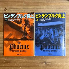 【古本】ヒンデンブルク炎上 / ヘニング・ボエティウス[著]、天沼春樹[訳]　上・下巻　２冊セット