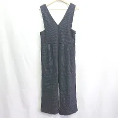 ◇ ⊇ LEPSIM レプシィム ストライプ 袖なし サロペット サイズM ネイビー レディース E  【1410100021000】