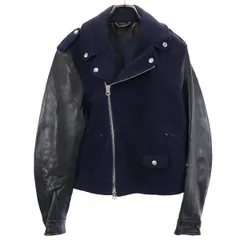 Acne Studios 15ssダブルライダースジャケット 48 ブラック