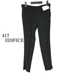 417 EDIFICE（フォーワンセブン エディフィス）メンズ　コーデュロイパンツ　ブラック　黒　S