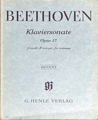 ベートーヴェン ピアノソナタ ヘ短調 Op.57 (ピアノソロ)輸入楽譜 Beethoven Klaviersonate f-moll Opus 57 洋書