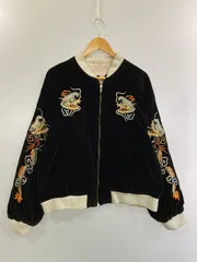 【中古】【メンズ】 CREAM SODA クリームソーダ 1982 BLACK CATS TOUR REVERSIBLE SUKAJAN リバーシブル スカジャン アウター  【142-241219-yn-02-MIN】のサムネイル