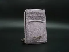 ■新品同様■ kate spade ケイトスペード レザー フラグメントケース コインケース カードケース レディース ライトパープル系 DI8136