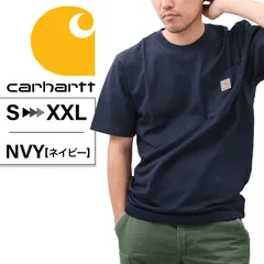 Carhartt カーハート K87 Tシャツ メンズ 半袖 ポケット付き ヘビーウェイト NVY ネイビー 各サイズあり【新品・正規品】