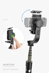 赤字セール スマホ ジンバル 自撮り棒 三脚 セルカ棒 無線 折りたたみ 片手持ち単軸スタビライザー 5段階伸縮自撮り棒 自動回転安定撮影 スマホ三脚多機能リモコン付き 手ブレ防止折畳み式 超軽量