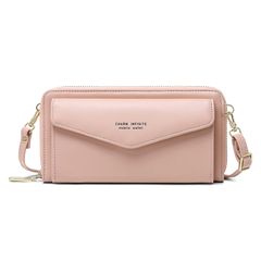 【在庫処分】お財布ポシェット 人気 RFID磁気防止 スマホポーチ 軽量 小さい レディース ショルダーバッグ PU 財布 レザー 多機能 斜めがけ バッグ [FORRICA] タッチスクリーンウィンドウ付き