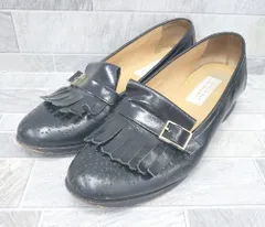 ◇ Θ MACKINTOSH PHILOSOPHY マッキントッシュフィロソフィー フリンジ ローファー サイズ22 1/2 ブラック系 レディース E  【1507100014795】