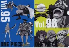 [중고] 클리어 파일 집합 / vol.95 & 96 A4 히스토리 클리어 파일 세트 (2 장 세트) [이치 반 쿠지 원피스 WT100 기념 오다 에이이치로 신작 대 해적 백경] K 상