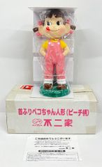 不二家 首振り人形 首ふりペコちゃん人形(ピーチ柄)