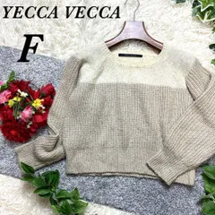 YECCA VECCA ニット　セーター　長袖　トップス　レディース　Uネック