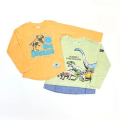 子供服 男の子 恐竜 長袖 Tシャツ まとめ売り 110cm 120cm 130cm 新品