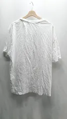 ◇ ⊂ Φ nano universe ナノ ユニバース イラストプリント 半袖 Tシャツ サイズL ホワイト系 メンズ E  【1410290051719】