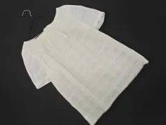 PAUL STUART ポールスチュアート 切替 ブラウス シャツ size6/アイボリー ■◆ レディース
