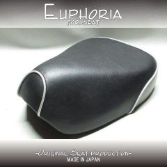 □【CUB カブ AA04】張替え済♪　カスタムシート　黒/灰色《Euphoria》□K60535