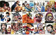 【中古】紙製品(キャラクター) 全15種セット 名場面色紙 色コレ 「一番くじ ワンピース THE BEST EDITION」 G賞