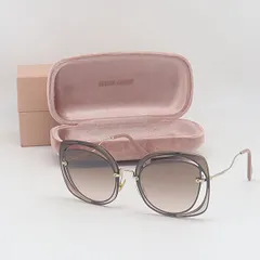 ケース付 良品 ミュウミュウ SMU54S 64ロ16 DHO-AD5 145 レディースサングラス OGH 2000000 NSK