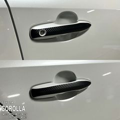 【松印】車種専用 ドアハンドルステッカー トヨタ カローラ セダン ZWE211 ZWE214 ZWE215 ZWE219 ZRE212 NRE210 MZEA17 ハイブリッド WXB