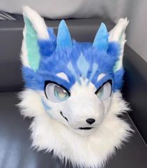着ぐるみヘッド(ネコ) 着ぐるみヘッド 猫 口開け 黄色 全頭ヘッド ケモノ マスク