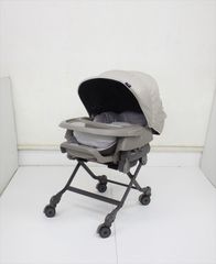 ネムリラ AUTO SWING BEDi おやすみドーム EG ヘーゼルベージュ コンビ 電動ハイローチェア 新生児OK クリーニング済み A6636933