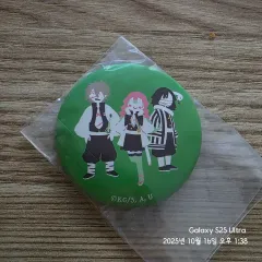 鬼滅の刃 実弥 甘露寺 蜜璃 伊黒 小芭内 コラボ ゆるパレット 缶バッジ